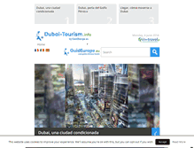 Tablet Screenshot of dubai-tourism.info